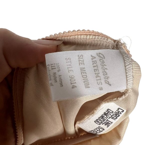 Vintage 50s Nude Full Length Skirt Medium - Picture 3 of 7